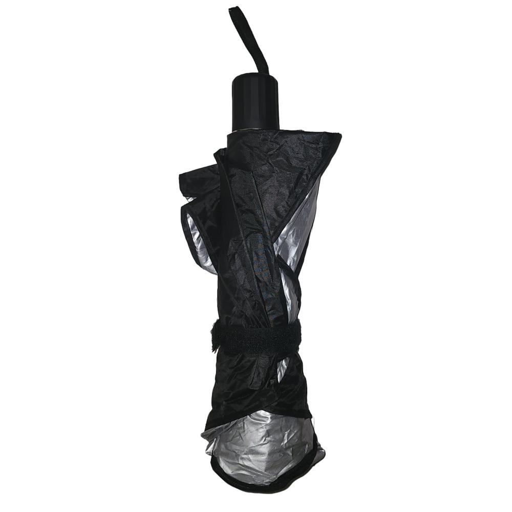 Folding Manual Car Sunshade Umbrella ကိုဖွင့်ပါ။