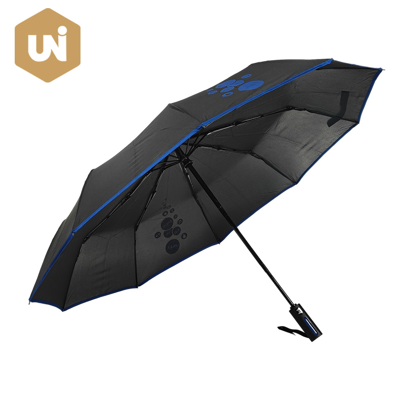 ပေါ့ပေါ့ပါးပါး ခရီးသွား ခေါက် Automatic Umbrella